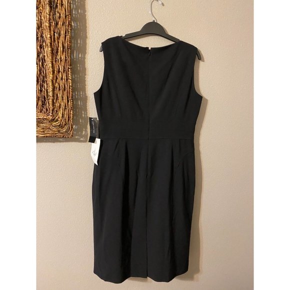 Jones New York Dress Black 12 Classic Sheath Career Church NWT - Picture 5 of 6